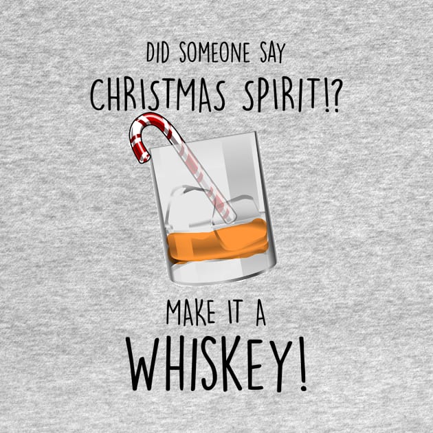 My Christmas Spirit is Whiskey by fleeksheek